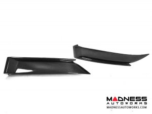 Tesla Model S Rear Diffuser Splitters - Carbon Fiber